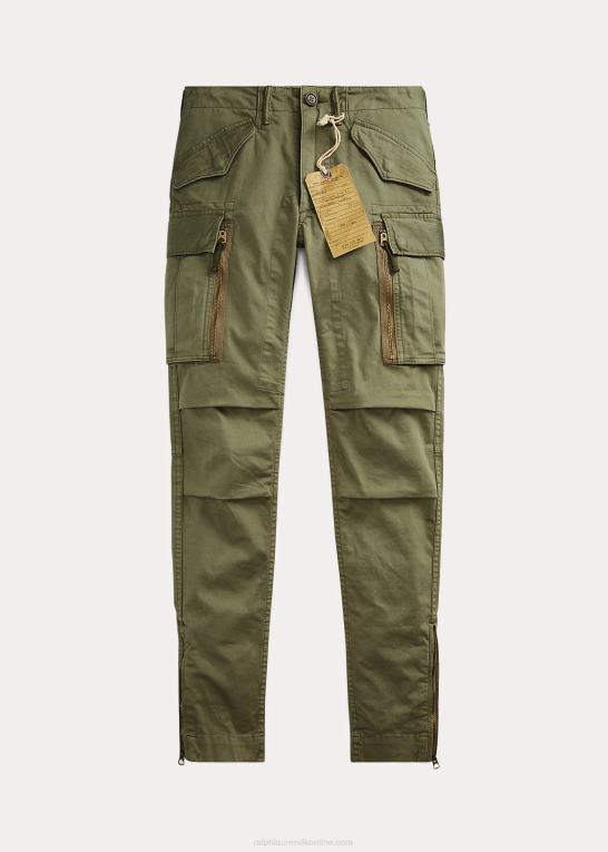 oliven Kvinder Ralph Lauren stretch skinny cargo bukser Z426B3610