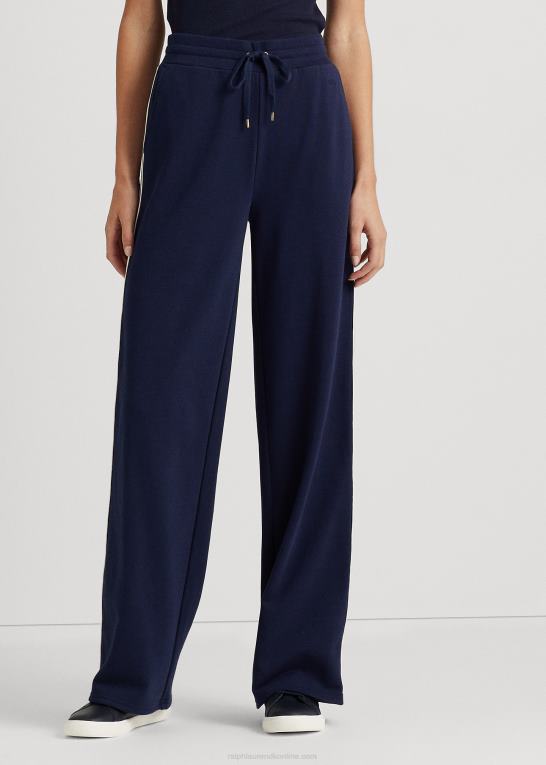 raffineret flåde Kvinder Ralph Lauren atletisk fransk frottébuks i sidestriber Z426B4409