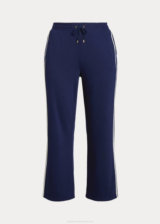 raffineret flåde Kvinder Ralph Lauren atletisk fransk frottébuks i sidestriber Z426B4647