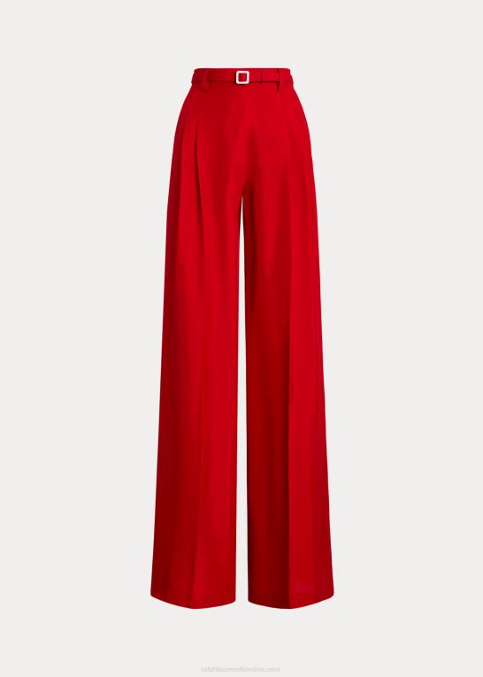 rouge Kvinder Ralph Lauren graciela silke shantung bukser Z426B3515