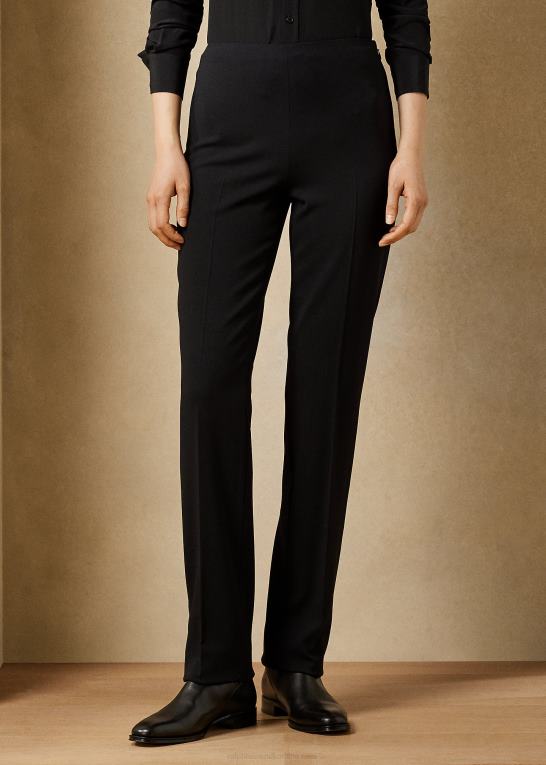 sort Kvinder Ralph Lauren alandra stretch uldbukser Z426B3446