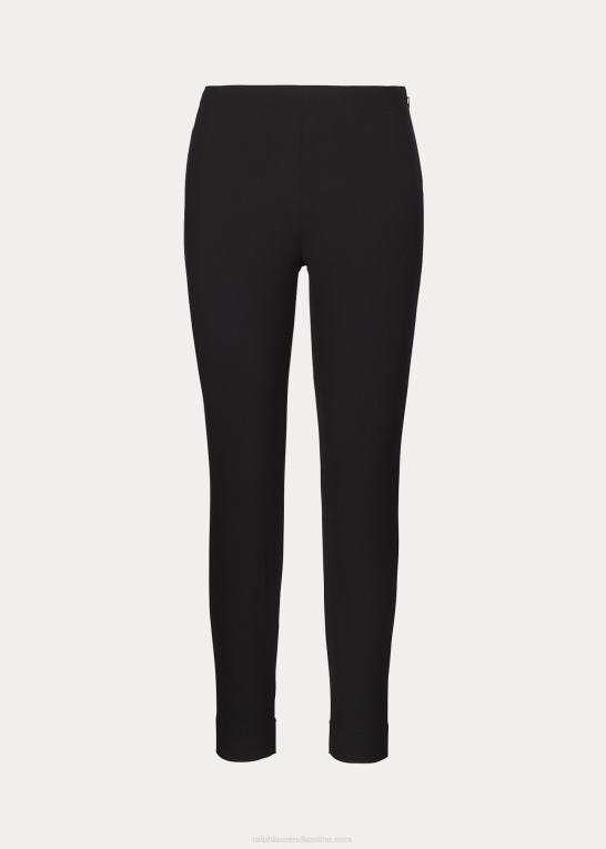 sort Kvinder Ralph Lauren annie uld crepe ankelbukser Z426B9369