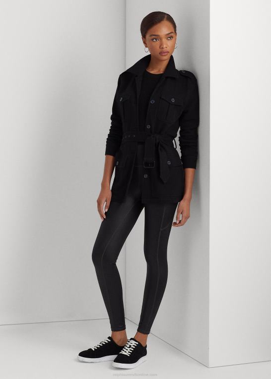 sort Kvinder Ralph Lauren belagt jersey legging Z426B4170