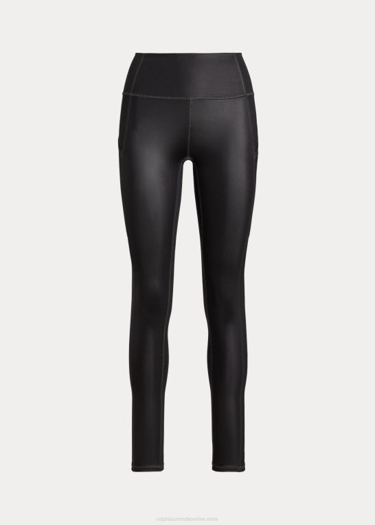 sort Kvinder Ralph Lauren belagt jersey legging Z426B4471
