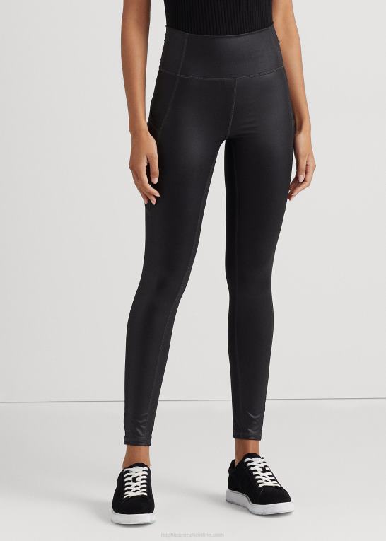 sort Kvinder Ralph Lauren belagt jersey legging Z426B4471