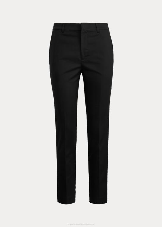 sort Kvinder Ralph Lauren dobbeltsidet stretch bomuldsbukser Z426B9587