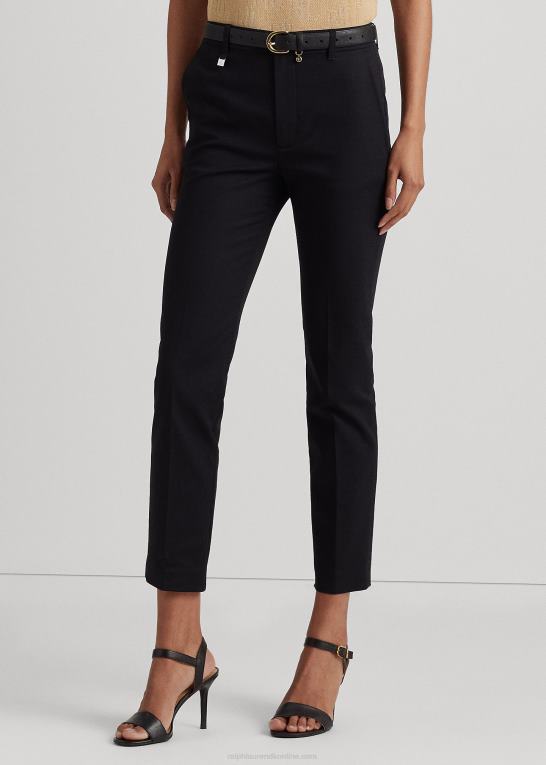 sort Kvinder Ralph Lauren dobbeltsidet stretch bomuldsbukser Z426B9587