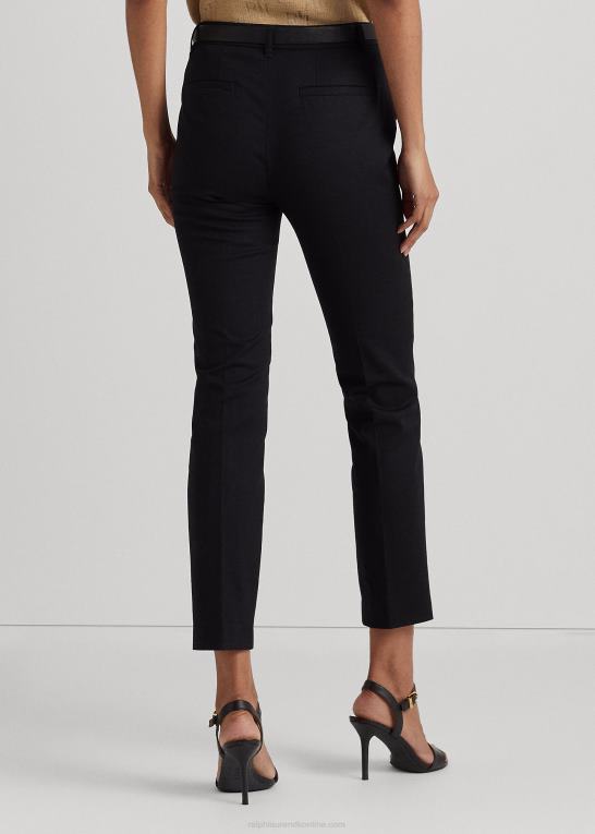 sort Kvinder Ralph Lauren dobbeltsidet stretch bomuldsbukser Z426B9587