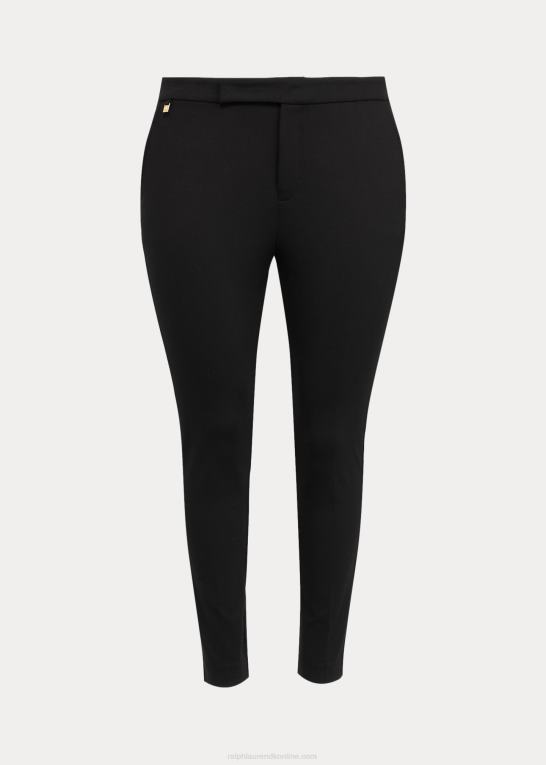 sort Kvinder Ralph Lauren lige ponte bukser Z426B4722
