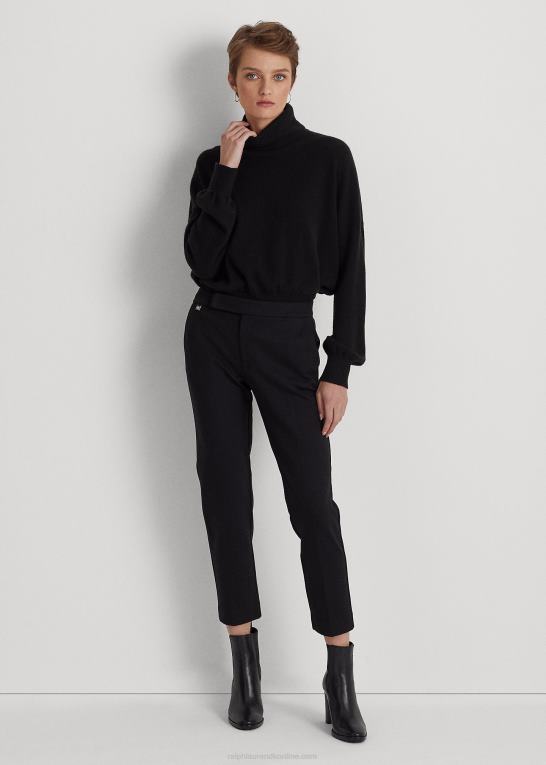 sort Kvinder Ralph Lauren lige ponte bukser Z426B9460