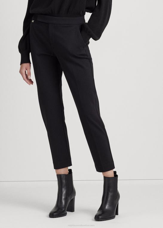 sort Kvinder Ralph Lauren lige ponte bukser Z426B9460