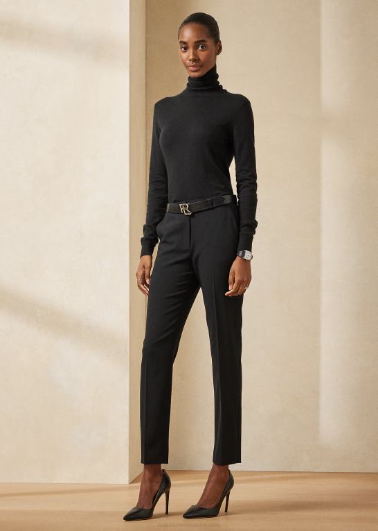 sort Kvinder Ralph Lauren simone virgin uldbukser Z426B3587
