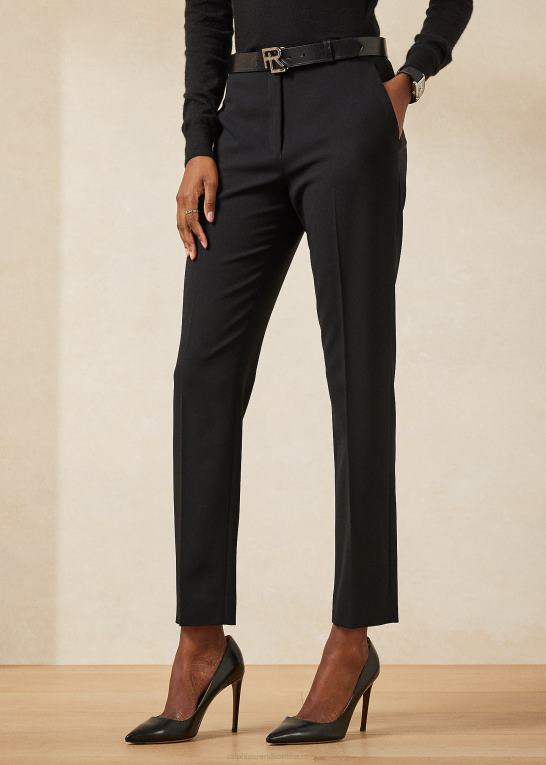 sort Kvinder Ralph Lauren simone virgin uldbukser Z426B3587