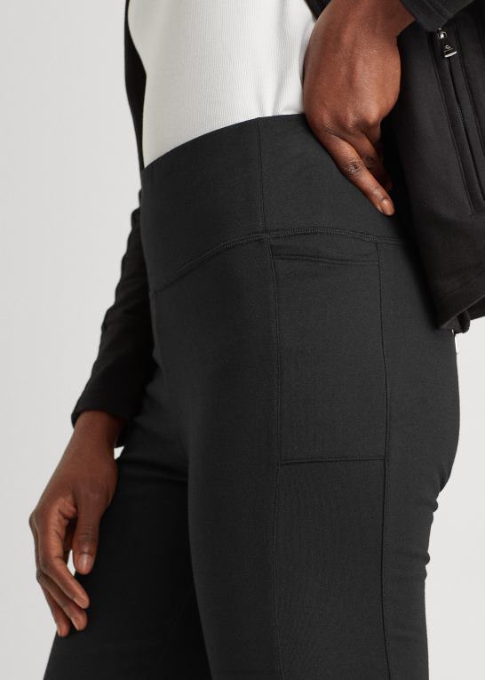 sort Kvinder Ralph Lauren skinny bukser i stretch i bomuld Z426B3822