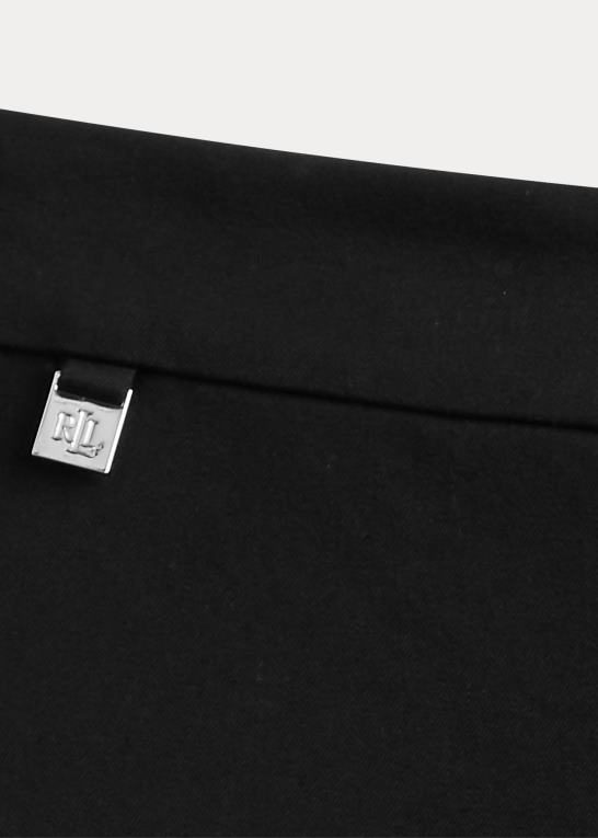 sort Kvinder Ralph Lauren skinny bukser i stretch i bomuld Z426B4167