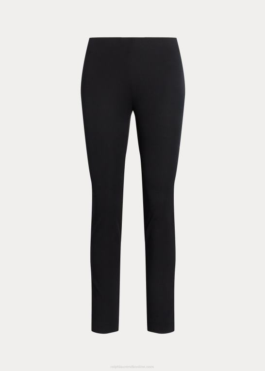 sort Kvinder Ralph Lauren stræk twill skinny pant Z426B3805
