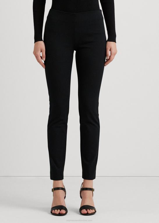 sort Kvinder Ralph Lauren stræk twill skinny pant Z426B3805