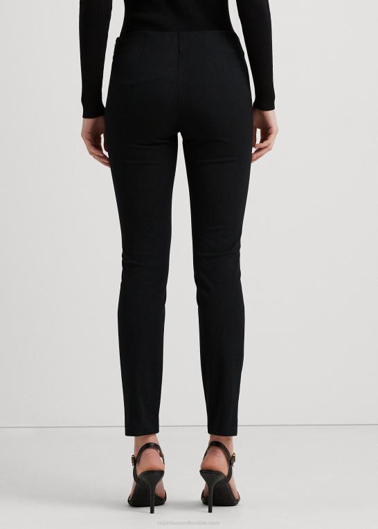 sort Kvinder Ralph Lauren stræk twill skinny pant Z426B3805