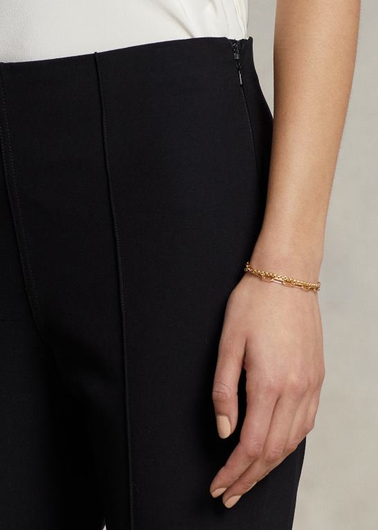 sort Kvinder Ralph Lauren stræk tynde bukser Z426B2886