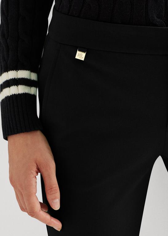 sort Kvinder Ralph Lauren stretch bomuldsbukser Z426B4478