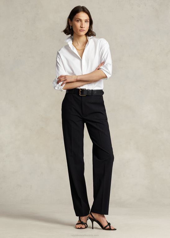 sort Kvinder Ralph Lauren stretch bukser med lige ben Z426B4756