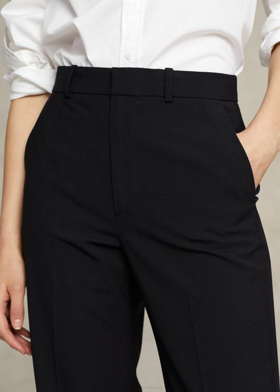 sort Kvinder Ralph Lauren stretch bukser med lige ben Z426B4756