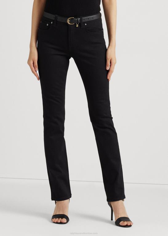 sort Kvinder Ralph Lauren stretch twill lige bukser Z426B4262