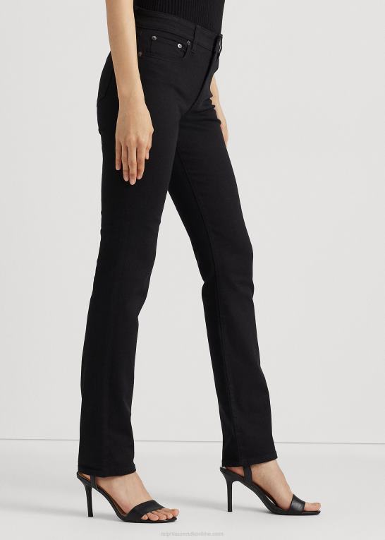 sort Kvinder Ralph Lauren stretch twill lige bukser Z426B4262