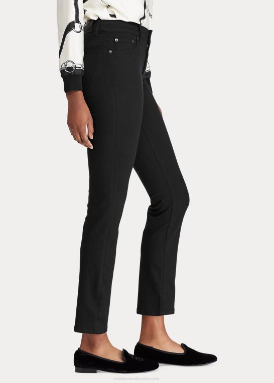 sort Kvinder Ralph Lauren stretch twill lige bukser Z426B4262