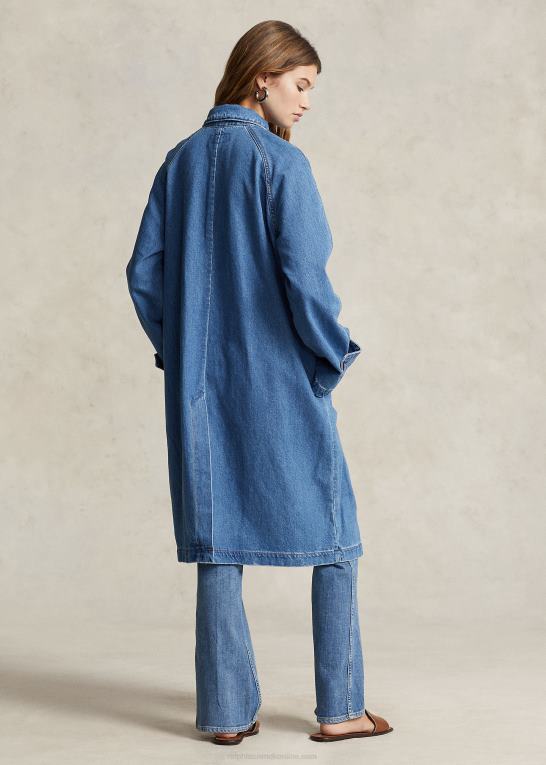 bacamacari vask Kvinder Ralph Lauren denim bilfrakke Z426B3177