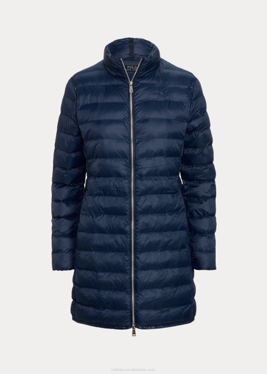 flyverflåde Kvinder Ralph Lauren pakbar quiltet taftfrakke Z426B3288