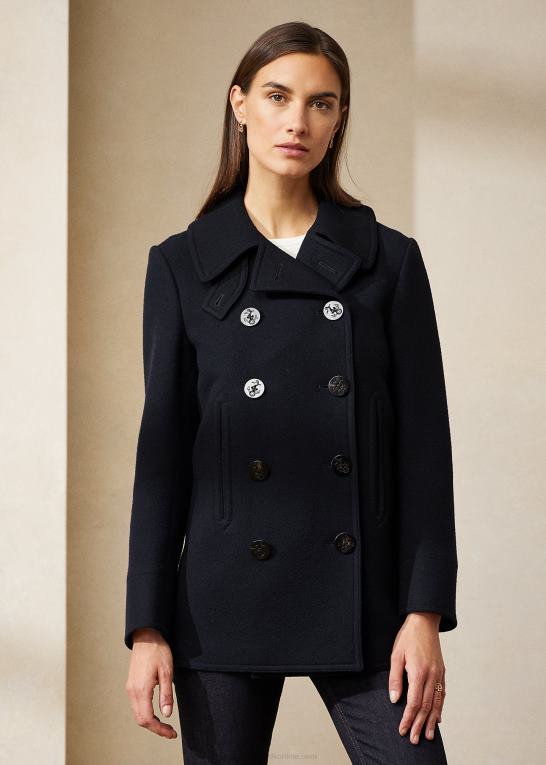 midnat Kvinder Ralph Lauren peacoaten Z426B9137