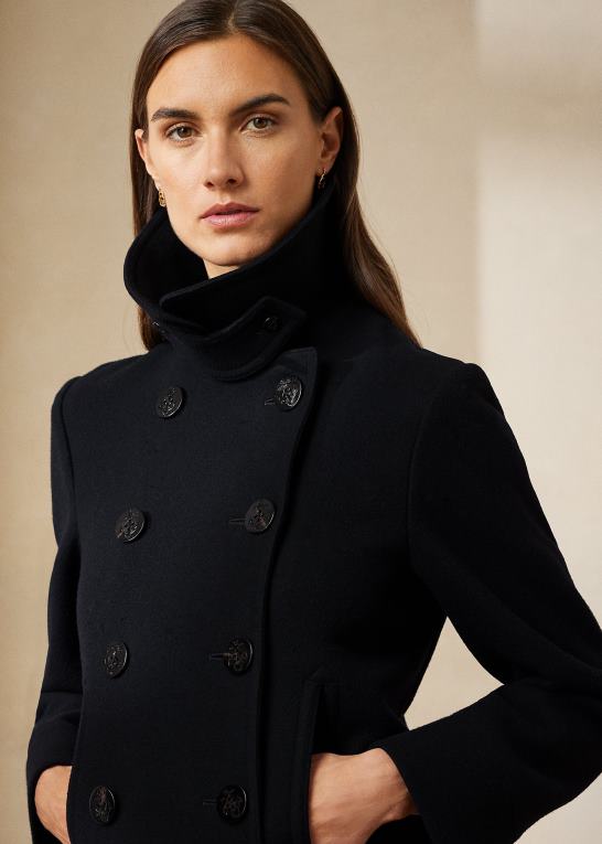 midnat Kvinder Ralph Lauren peacoaten Z426B9137