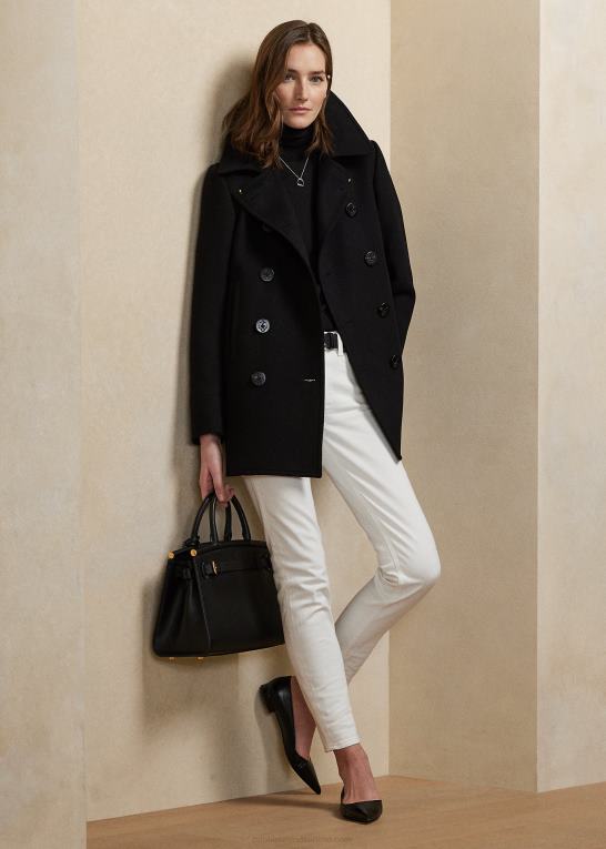 sort Kvinder Ralph Lauren logan peacoat Z426B9363