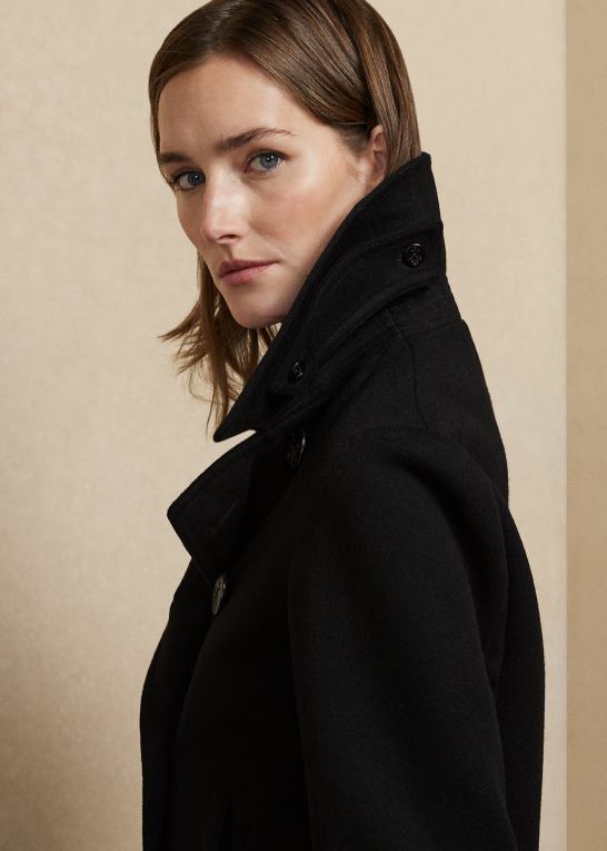sort Kvinder Ralph Lauren logan peacoat Z426B9363
