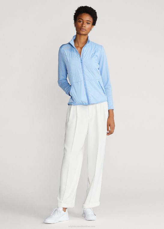 Kvinder Ralph Lauren quiltet hybrid jakke med lynlås Z426B9499