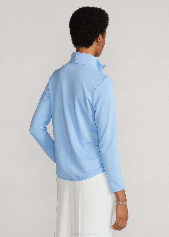 Kvinder Ralph Lauren quiltet hybrid jakke med lynlås Z426B9499