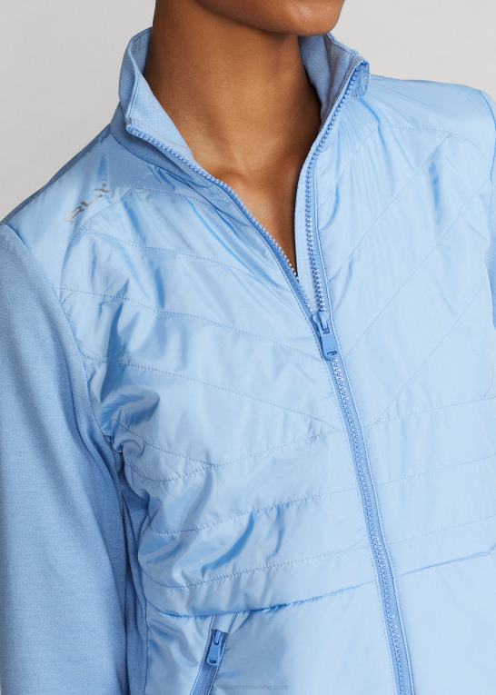 Kvinder Ralph Lauren quiltet hybrid jakke med lynlås Z426B9499