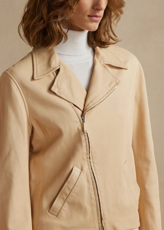 blond Kvinder Ralph Lauren torin lammeskindsjakke Z426B3548