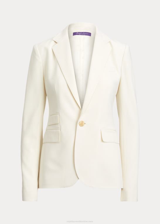fløde Kvinder Ralph Lauren parker stretch uldjakke Z426B3441
