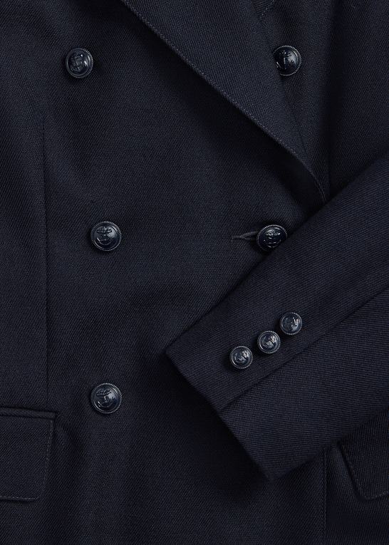 flåde Kvinder Ralph Lauren uld serge jakke Z426B3674