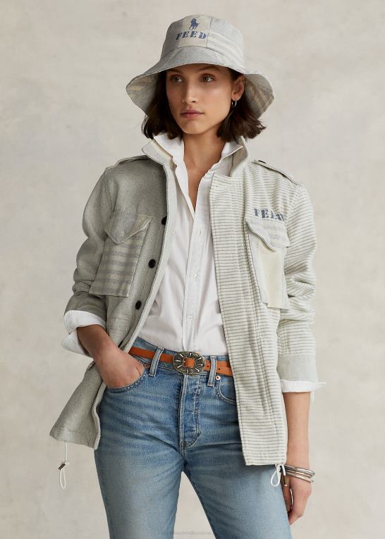 grå multi Kvinder Ralph Lauren polo x fodermarksjakke Z426B3346