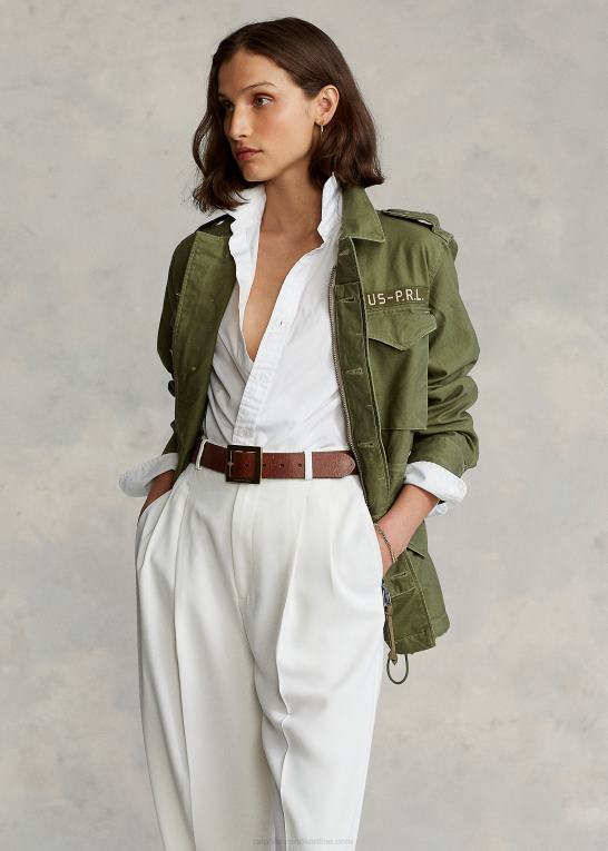 havesti Kvinder Ralph Lauren overskydende knust twill jakke Z426B3284