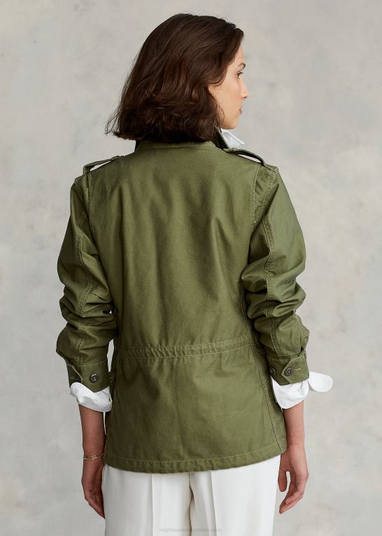 havesti Kvinder Ralph Lauren overskydende knust twill jakke Z426B3284
