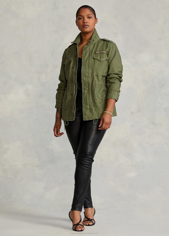 havesti Kvinder Ralph Lauren overskydende knust twill jakke Z426B3284