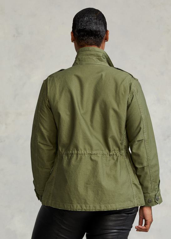 havesti Kvinder Ralph Lauren overskydende knust twill jakke Z426B3284