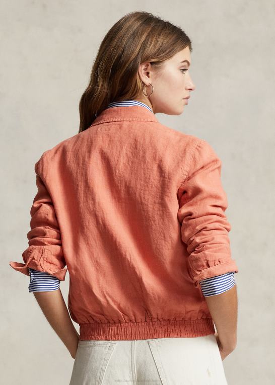 ildsten Kvinder Ralph Lauren linned vindjakke Z426B2934