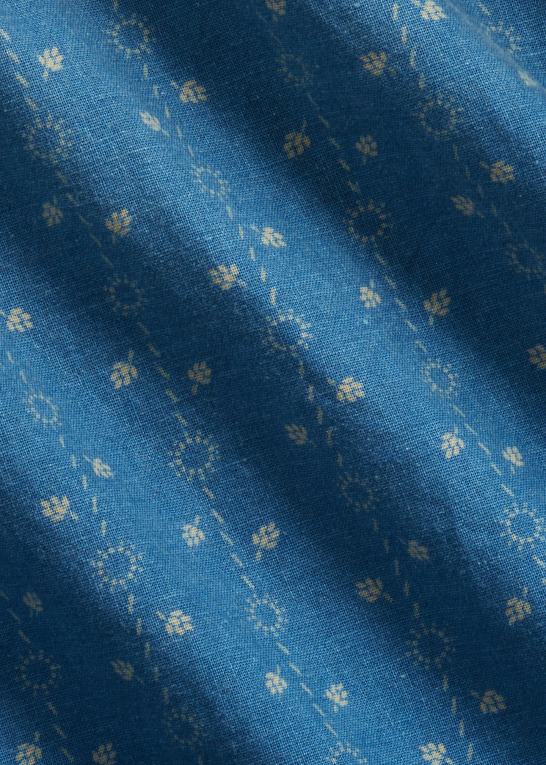 indigo multi Kvinder Ralph Lauren blomstret skjortejakke i bomuld og hør Z426B3636