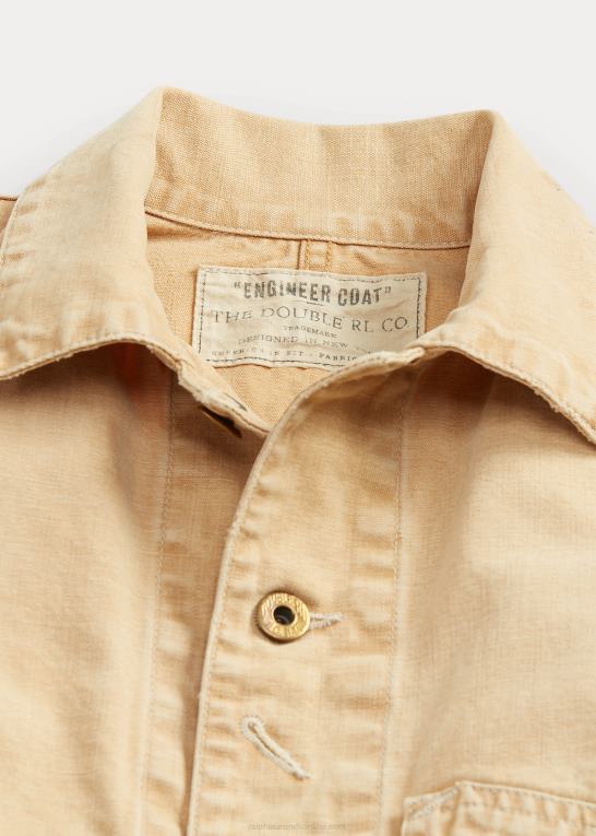 kaki Kvinder Ralph Lauren bomuldslærredsjakke Z426B3642