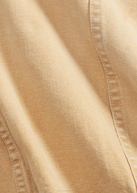kaki Kvinder Ralph Lauren bomuldslærredsjakke Z426B3642